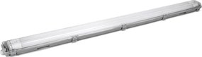 Aigostar - Lampada fluorescente tecnica LED 2xG13/18W/230V 4000K 127,6 cm IP65
