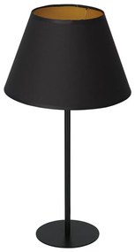 Lampada da tavolo ARDEN 1xE27/60W/230V d. 30 cm nero/oro