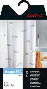 Tenda per doccia 180x200 cm Kos – Spirella