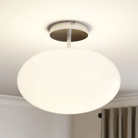 Plafoniera soffitto Sonika Lindby, dimmerabile, Alluminio / Grigio / Zincato, Soggiorno / Sala da pranzo, Plafoniera