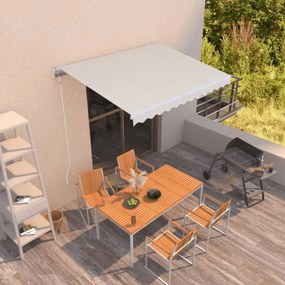 Tenda Da Sole Retrattile Automatica 350x250 Cm Crema /