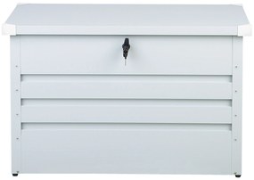 Cesta da giardino in acciaio grigio chiaro 100 cm CEBROSA Beliani