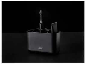 Portaspazzolini in plastica nero EasyStore - Joseph Joseph