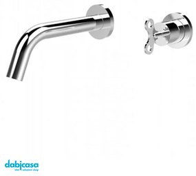 Bongio "Acquacarica" Miscelatore Lavabo a Parete S/Piastra da 186 mm Cromo Lucido