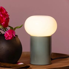 Brilliant - Lampada da tavolo KNUT 1xE27/25W/230V verde/bianco