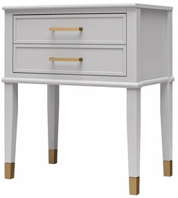 Comodino grigio chiaro Westerleigh - CosmoLiving by Cosmopolitan