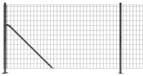 Recinzione Metallica con Flangia Antracite 0,8x25 m