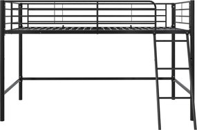 Letto nero rialzato per bambini 90x200 cm Jodie - Støraa