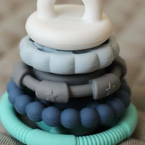 Piramide impilabile con massaggiagengive, oceano