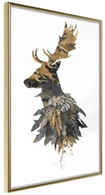 Poster  King of the Forest  Cornice Quadri Cornice d'oro, Larghezza x Altezza Home decor 30x45