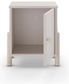 Comodino per bambini color crema in legno di pino Enola - Marckeric