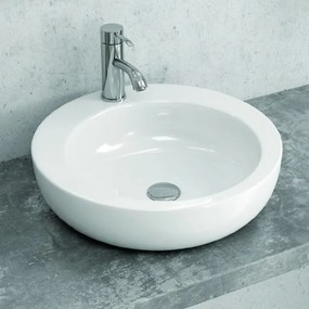 Lavandino da appoggio tondo 46cm modello Litos-345 - KAMALU