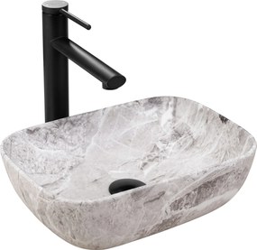 Lavabo da appoggio Rea Belinda mini stone matt