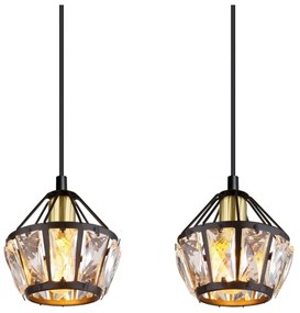 Globo 54359-4H - Lampadario a sospensione con filo LOIS 4xE14/40W/230V