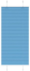 Tenda Plissettata Blu 60x100 Cm Larghezza Tessuto 59,4 Cm /