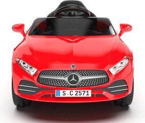 Macchina Elettrica per Bambini 12V con Licenza Mercedes CLS Small Rosso...