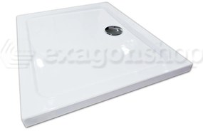 Piatto Doccia 160x80 in acrilico Raincril Con Piletta Bianco lucido Olympos