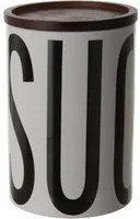 Barattolo zucchero ceramica bianco Big is more