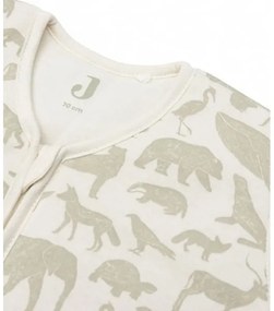 Jollein - Sacco a pelo 2in1 3-9 mesi 3 TOG Animals Olive Green