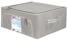 Scatola armadio doppia cerniera 50x40x20 cm grigia