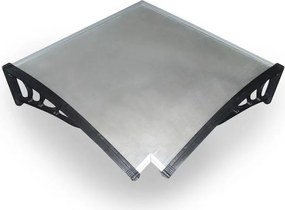 Angolo Interno Pensilina Tettoia In Policarbonato Alveolare Tosini Serie I 60 cm...
