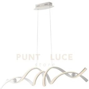 Lampadario a sospensione led mystral bianca 60w 8740lm cct 3000k 40...