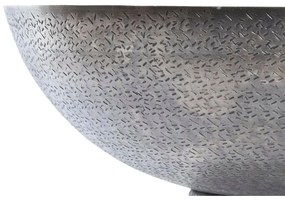 Centrotavola DKD Home Decor Argentato Dorato Alluminio (2 Unità) (30 x 30 x 17 cm)