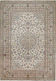 Kashan Tappeto persiano 350x240 Beige (Iran) Annodato A Mano