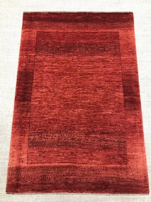 Loribaft Tappeto 150x100 Rosso (Iran) Annodato A Mano