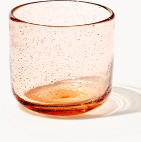 Bicchieri soffiati a bocca Hippolyte con bolle d'aria, set da 4