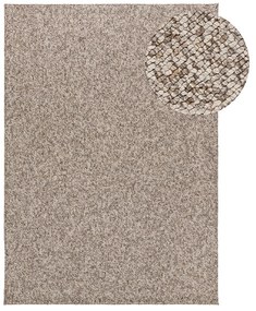 Tappeto grigio-beige 200x290 cm Petra Liso - Universal