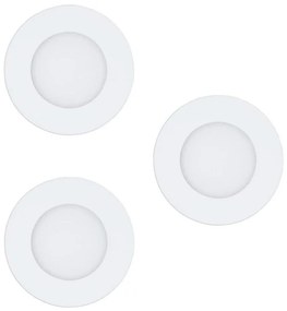 Eglo 78195 - Set di 3 faretti da incasso LED FUEVA LED/2,7W/230V