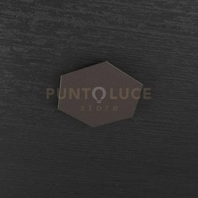 Hexagon applique-plafoniera decorativo marrone 1142-1d-ma
