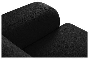 Divano in tessuto bouclé nero 170 cm Molino - Micadoni Home