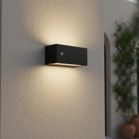 Applique BAND con Sensore Movimento E27 per esterno IP65 - Nera