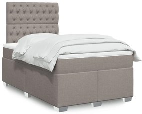 Giroletto A Molle Con Materasso Tortora 120x200 Cm İn Tessuto /