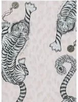 Tiger Tapete Tigris von Clarke und Clarke - Pink