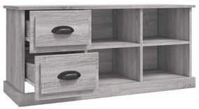 Mobile Porta TV Grigio Sonoma 102x35,5x47,5cm Legno Multistrato