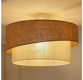 Brilagi - Lampadario SHINE 1xE27/15W/230V Ø50 cm beige/crema