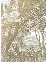KEK Amsterdam Carta da parati panoramica Engraved Landscapes Gold 4 - M