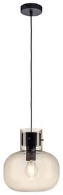 Paul Neuhaus 2003-27 - Lampadario a sospensione con filo SHITAKE 1xE27/10W/230V diametro 25 cm fumé