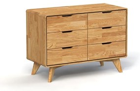 Cassettiera bassa in rovere 90x63 cm Greg - The Beds