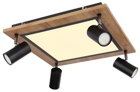 Globo 67306D2 - Faretto LED ULLA 4xGU10/5W + LED/24W/230V