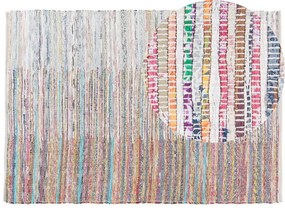 Tappeto multicolore in cotone 160 x 230 cm MERSIN Beliani