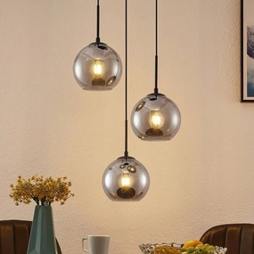 Lampada a sospensione Jurian Lindby, dimmerabile, Alluminio / Grigio / Zincato, Soggiorno / Sala da pranzo, Metallo, Moderno, Lampada a sospensione