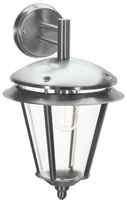 Applique da parete IP54 in Acciaio Inox E27 per Esterni da parete