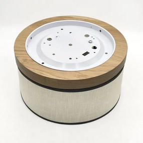 Brilagi - LED Plafoniera BELLADONNA 1xE27/15W/230V diametro 30 cm color crema/quercia