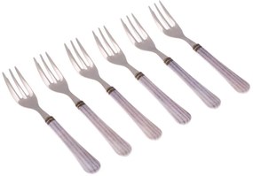 Set 6 Pz Forchette da Dolce - Posate Particolari Boston in Stile