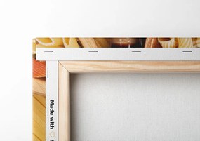 Quadro su tela – Varietà di pasta italiana