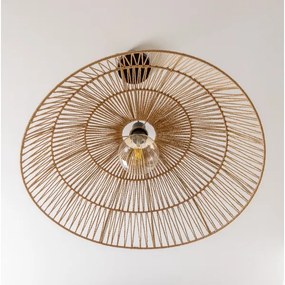 Brilagi - Lampadario LED sospeso con cavo CERIA BOHO 1xE27/40W/230V Ø 70 cm marrone